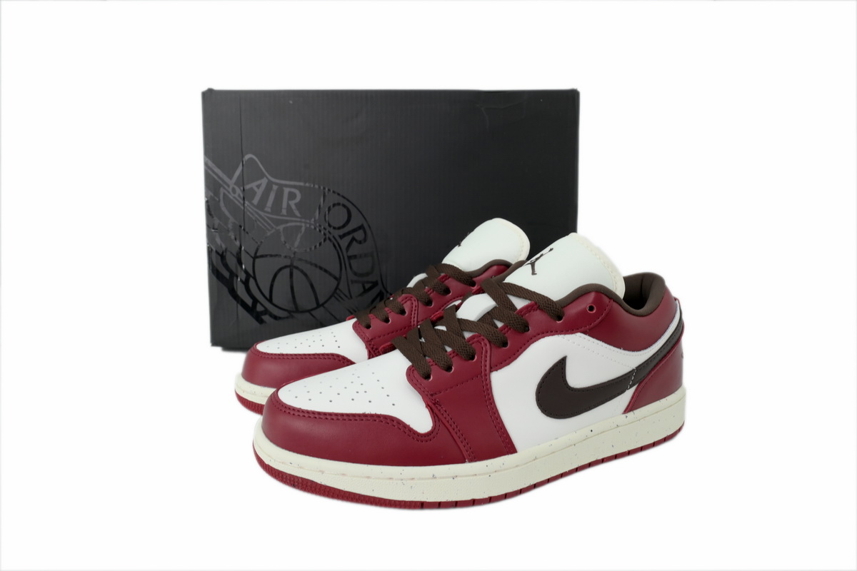 Air Jordan 1 Low SE 'Sail Baroque Brown Team Red' IX5004-121 