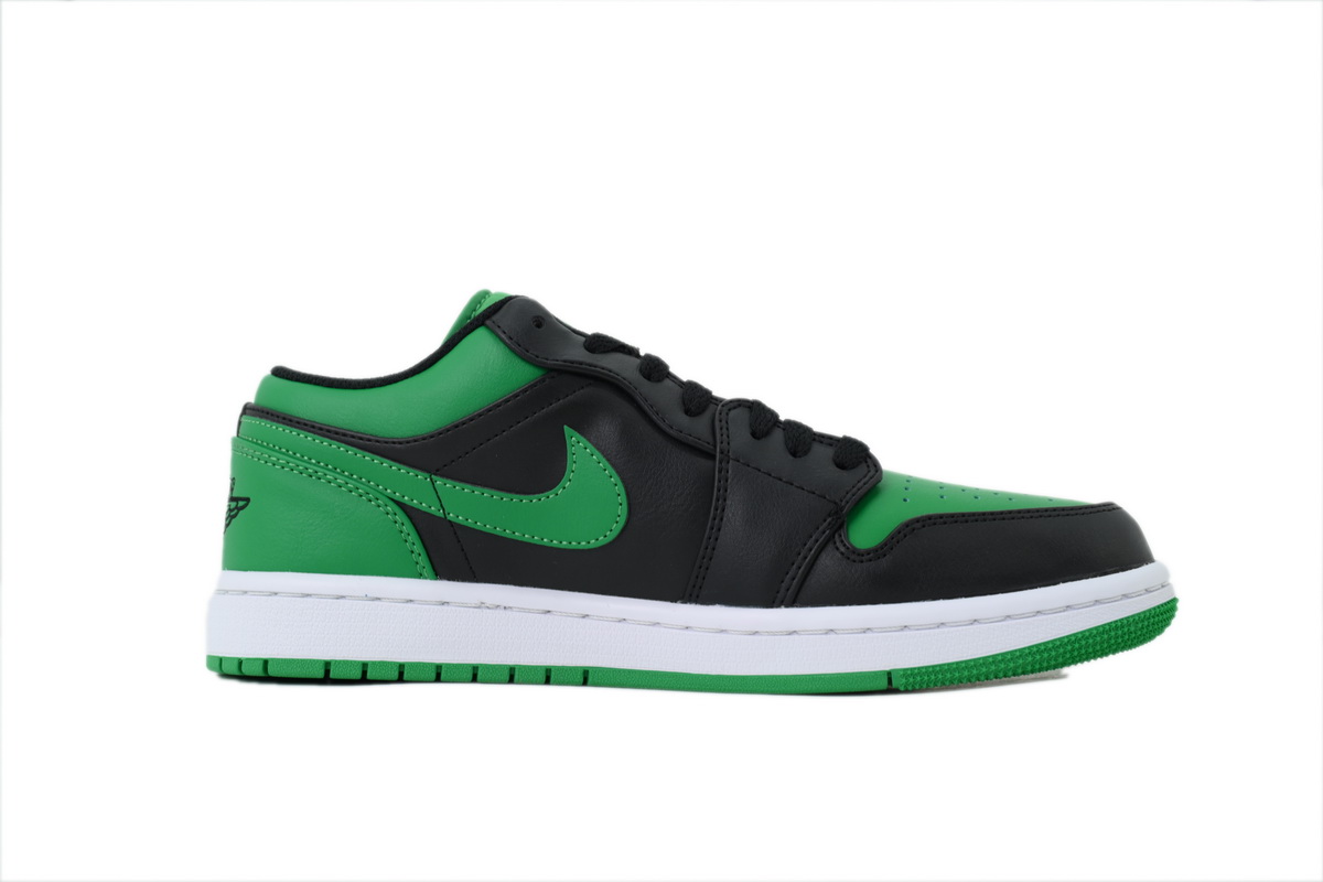 Air Jordan 1 Low 'Black Lucky Green' 553558-065