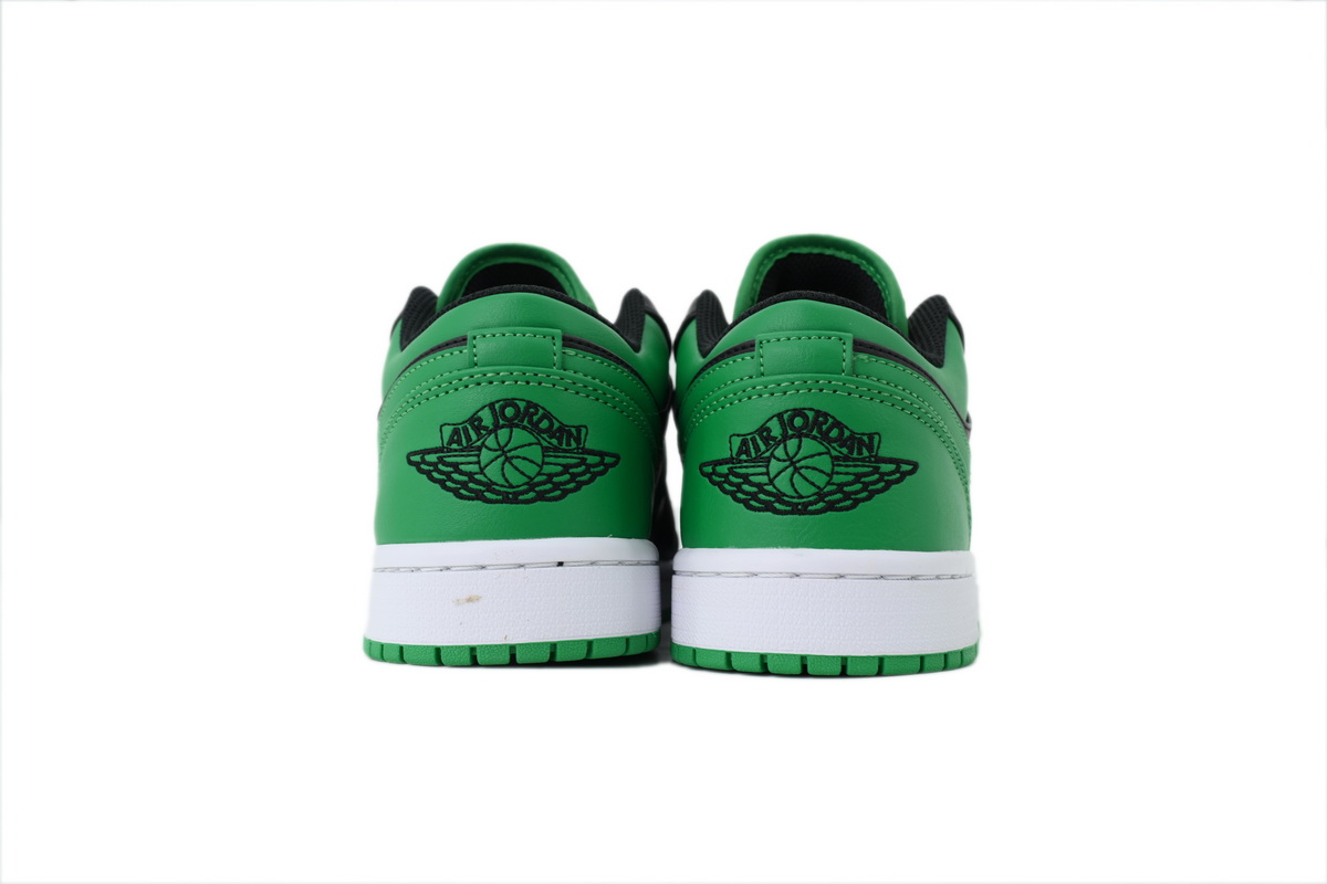 Air Jordan 1 Low 'Black Lucky Green' 553558-065