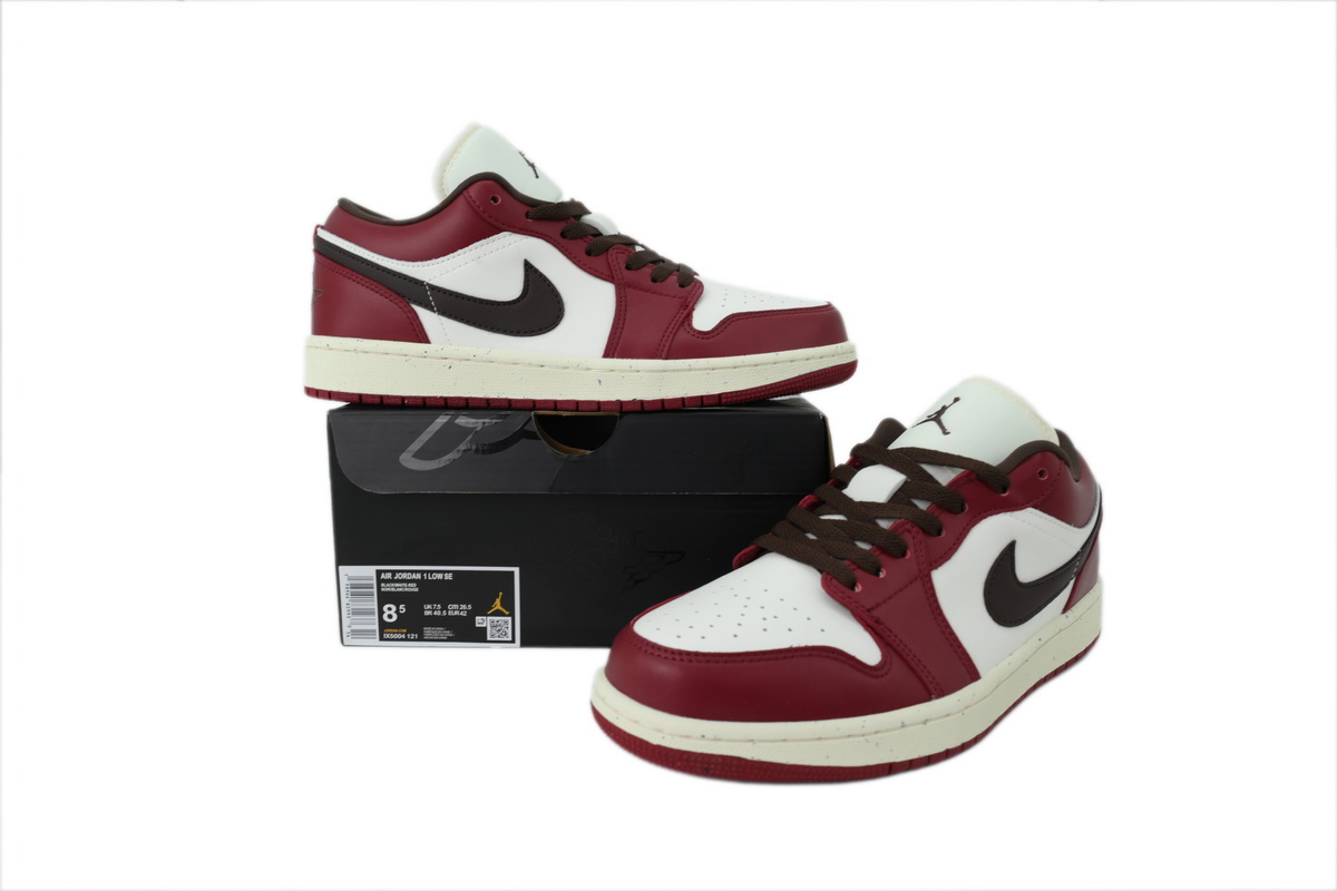 Air Jordan 1 Low 'Black Toe' 553558-116