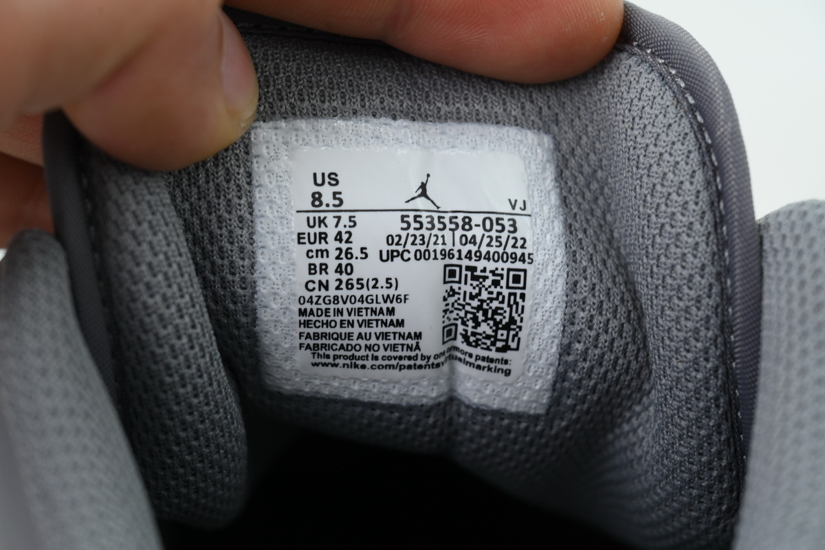Air Jordan 1 Low 'Vintage Grey' 553558-053