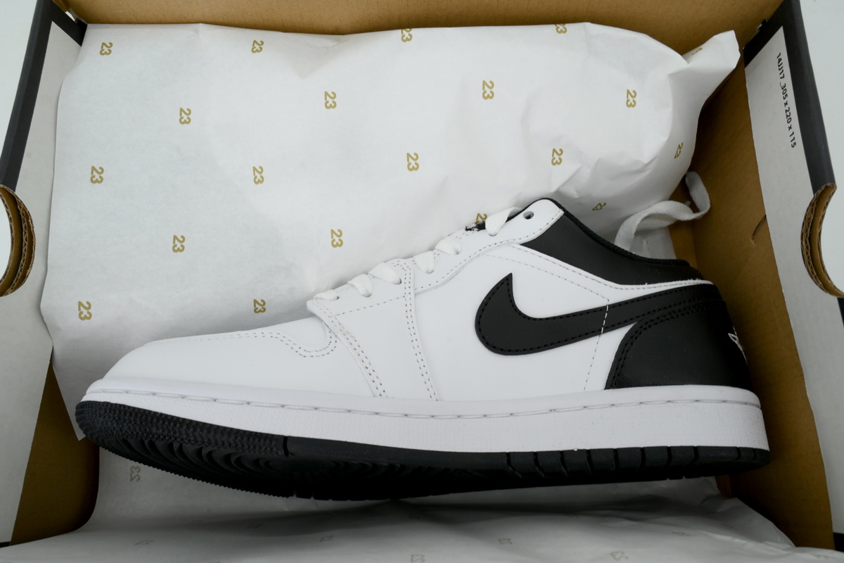 Air Jordan 1 Low 'White Black' 553558-132
