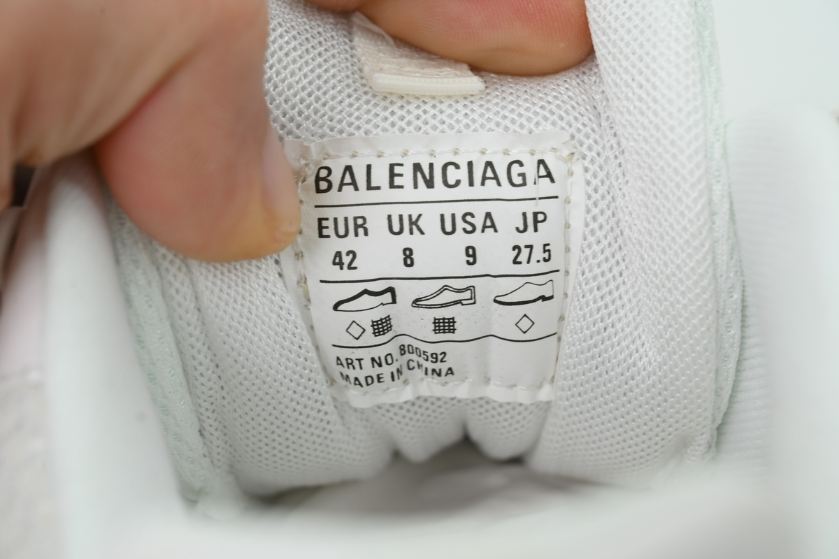 Balenciaga Track Trail Lace 'White Red' 800592 WTEHK 0123