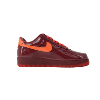 Nike Air Force 1 Low 'Patent Leather Dark Team Red' IO4489-601 02