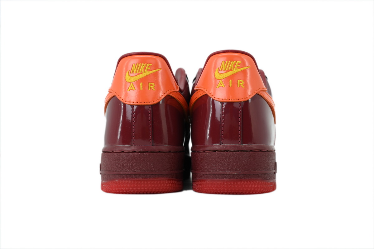 Nike Air Force 1 Low 'Patent Leather Dark Team Red' IO4489-601