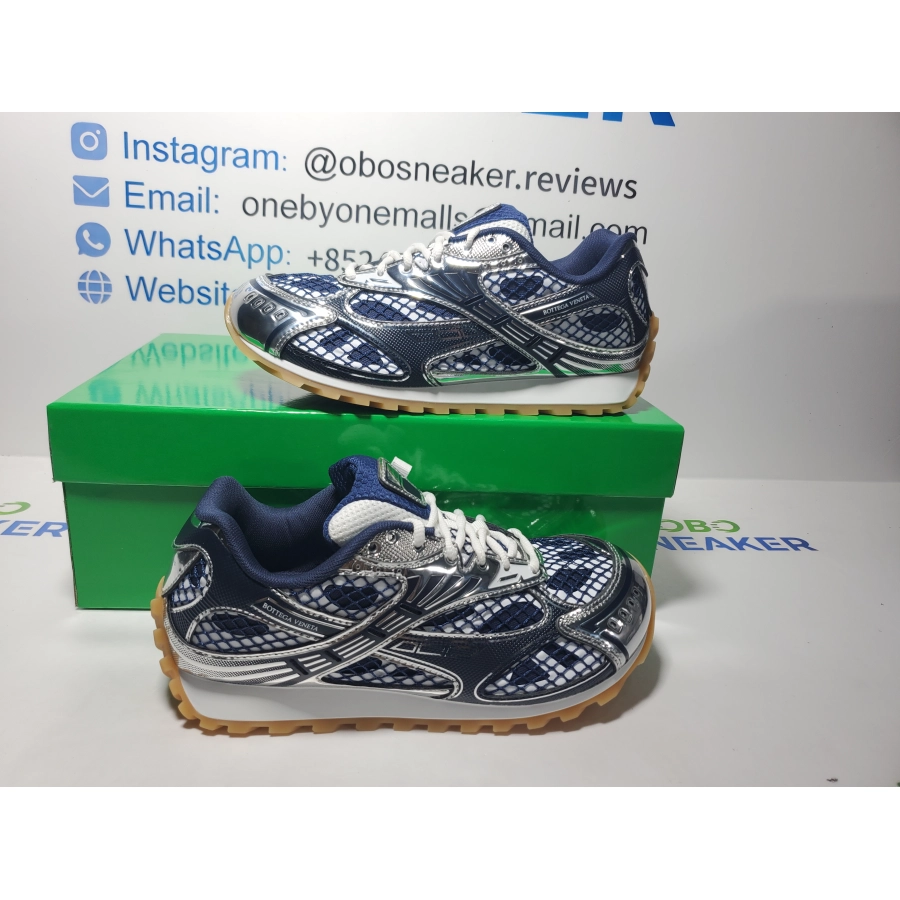 Bottega Veneta Orbit Deep Blue Silver 741357V2X404152