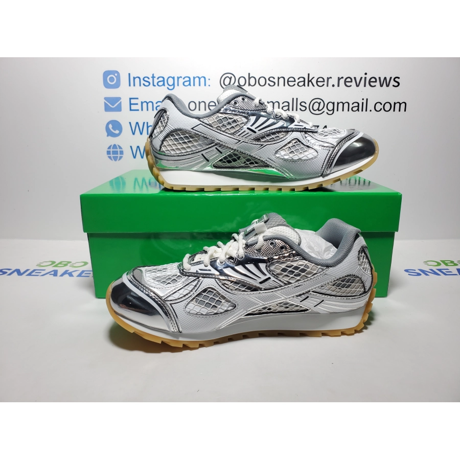 【FLASH SALE】Bottega Veneta Orbit Silver White 741357V2X401425