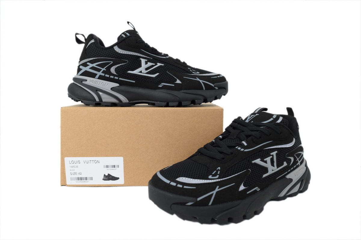 Louis Vuitton Tatic Runner Sneaker "Black"