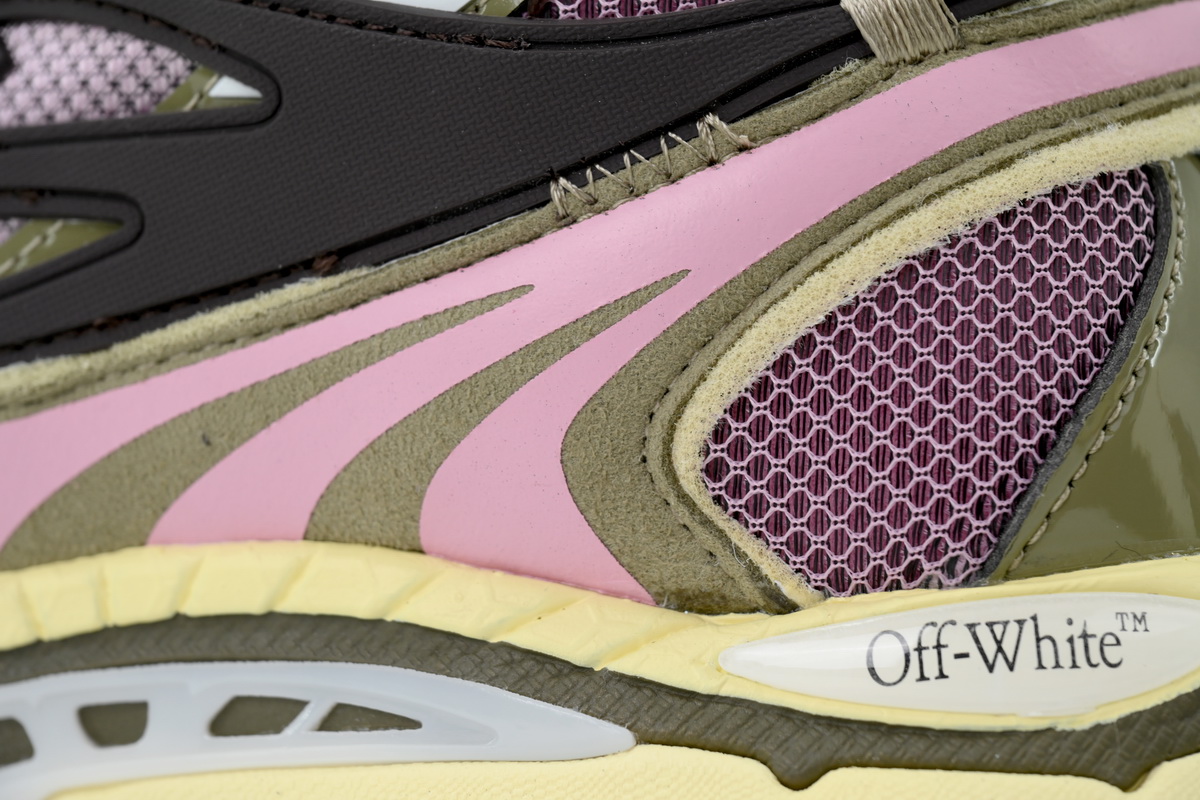Off-White Wmns Be Right 'Pink Green' OWIA289S26 FAB002633C