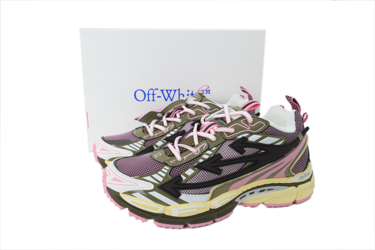 Off-White Wmns Be Right 'Pink Green' OWIA289S26 FAB002633C