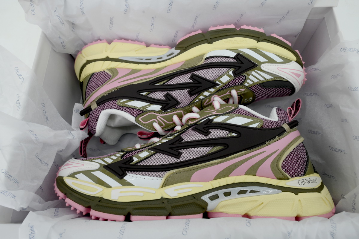 Off-White Wmns Be Right 'Pink Green' OWIA289S26 FAB002633C