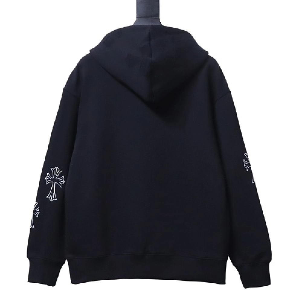 Chrome Hearts Laser Burn Cross Graphic Hoodie From Obo Sneaker