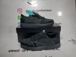 【$59 SALE】Air Jordan 1 Retro Low OG SP Travis Scott Black Phantom DM7866-001 review carsin