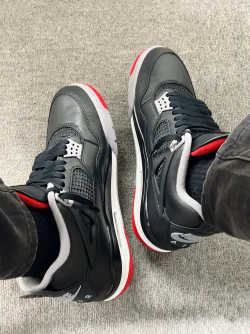 Air Jordan 4 Retro Bred Reimagined  FV5029-006 review 