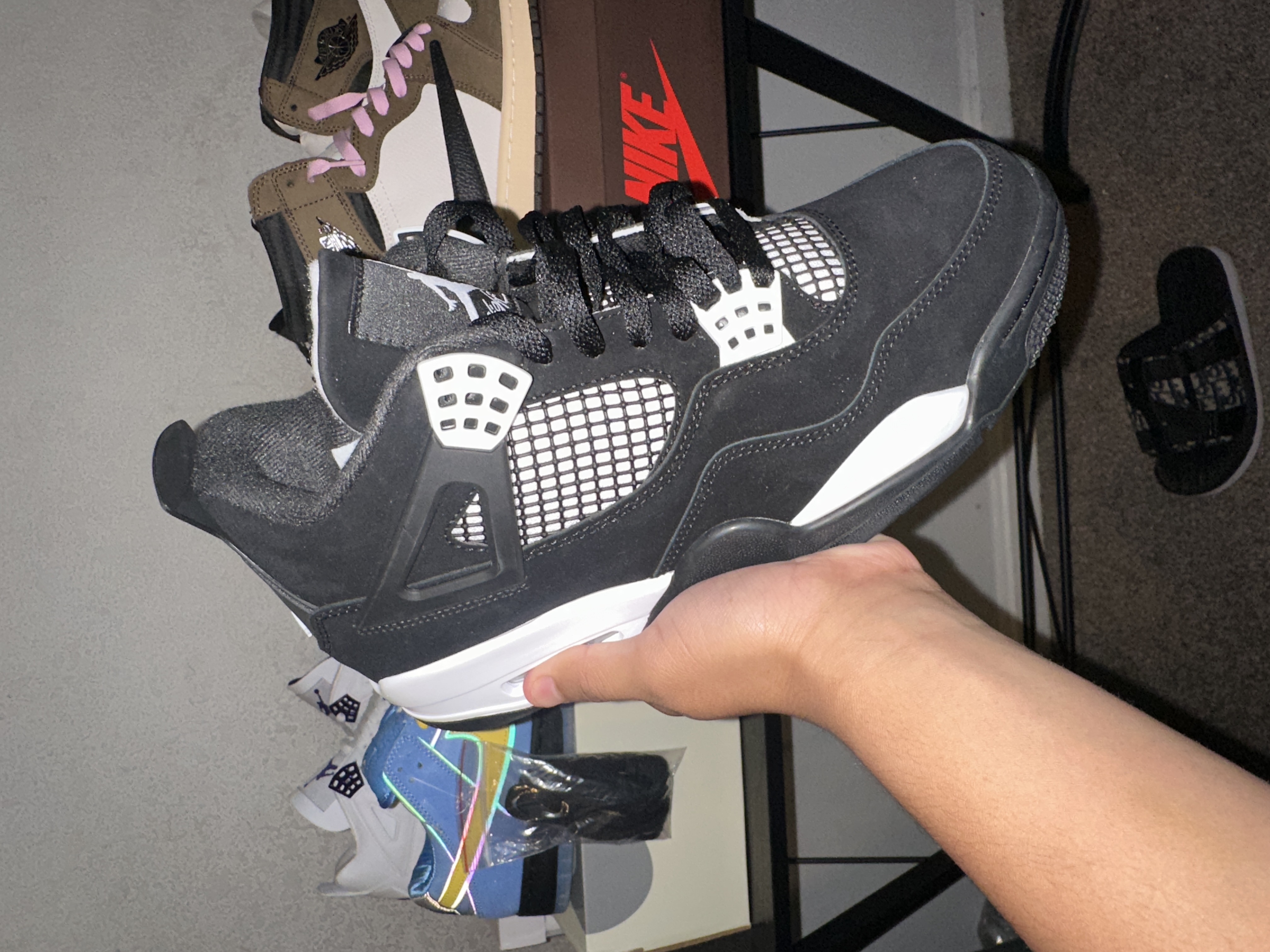 Air Jordan 4 Retro “White Thunder” FQ8138-001 review smovee 00