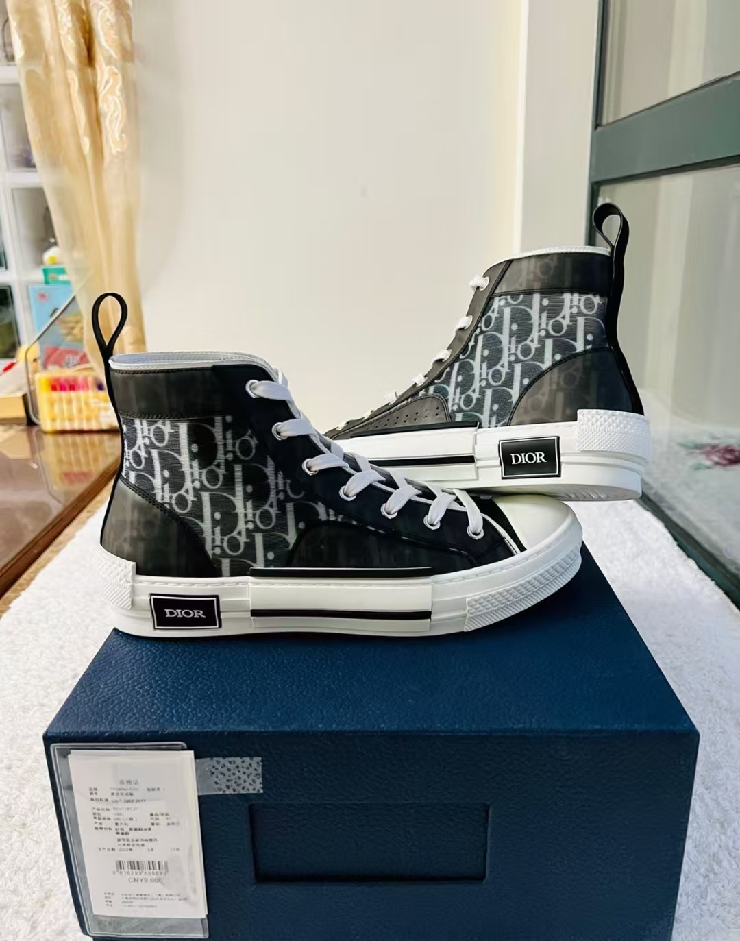 Dior B23 High Top Logo Oblique 3SN272ZIR 16536 review Matthew Ava