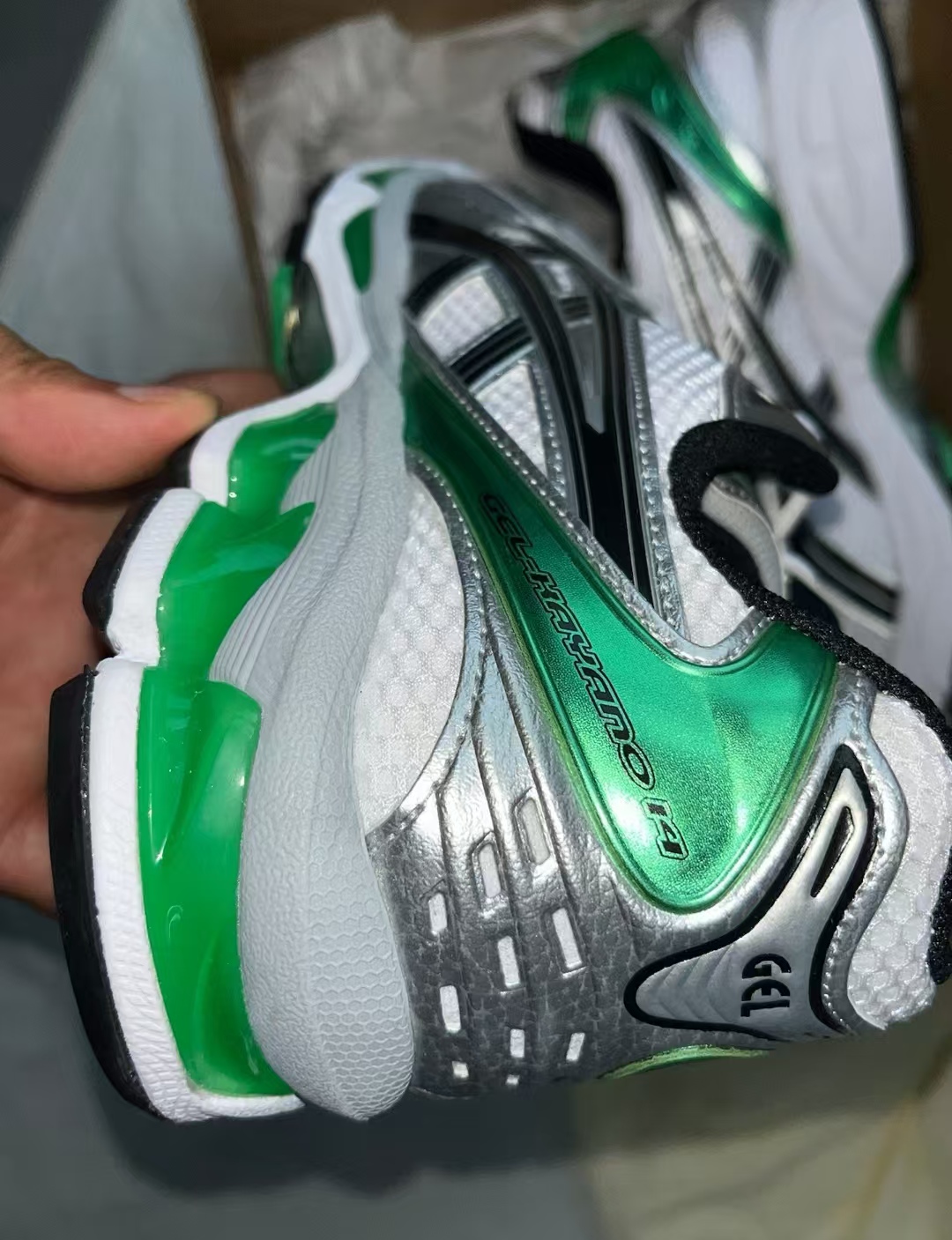 ASICS Gel-Kayano 14 White Malachite Green 1201A019-110 review Jackson Katherine 01