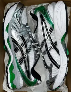 ASICS Gel-Kayano 14 White Malachite Green 1201A019-110 review Jackson Katherine 01