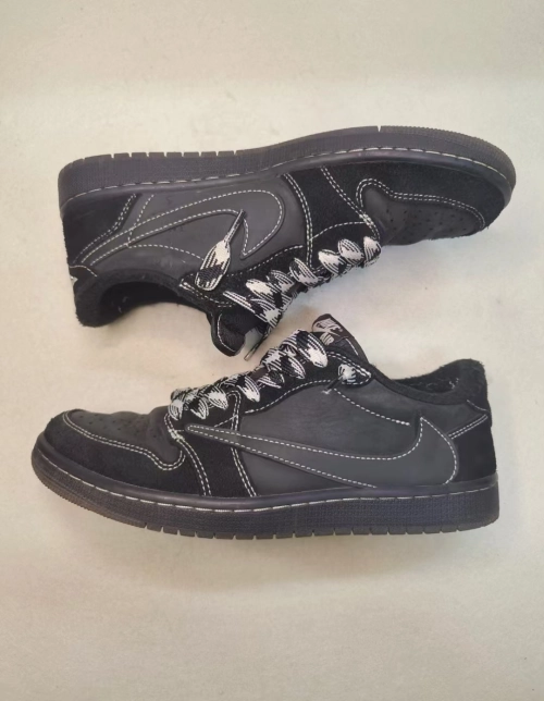 【$59 SALE】Air Jordan 1 Retro Low OG SP Travis Scott Black Phantom DM7866-001 review 