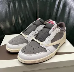 【$59 SALE】Air Jordan 1 Retro Low OG SP Travis Scott Reverse Mocha DM7866-162 review Kevin Destiny 01