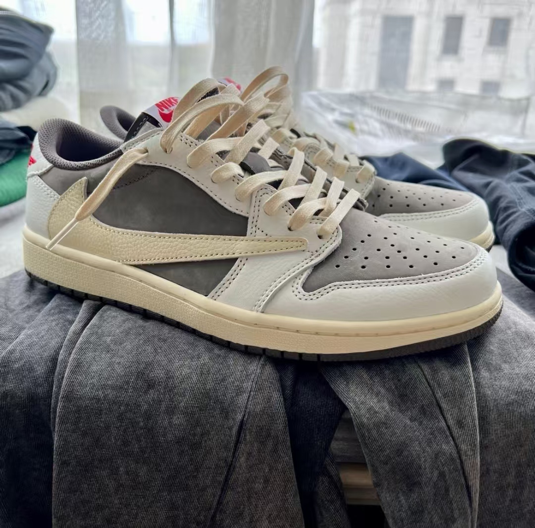 TOP Version Air Jordan 1 Retro Low OG SP Travis Scott Reverse Mocha DM7866-162 review Isaiah Alexandra