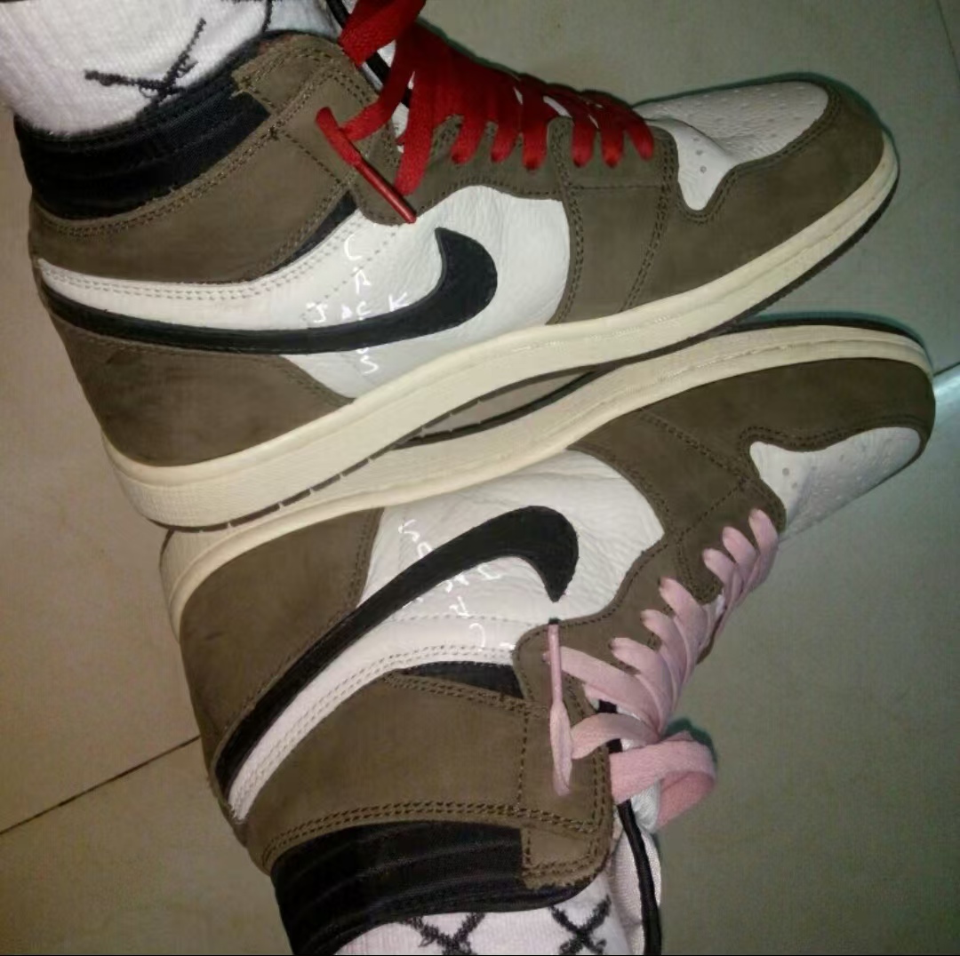 Air Jordan 1 Retro High OG SP Travis Scott Mocha CD4487-100 review Austin Kaitlyn