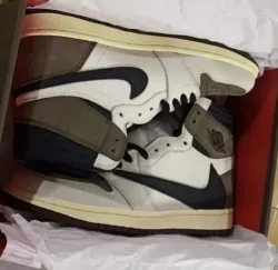 Air Jordan 1 Retro High OG SP Travis Scott Mocha CD4487-100 review Justin Makayla