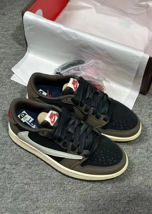 【$59 SALE】Travis Scott x Air Jordan 1 Low OG SP-T CQ4277-001 review 