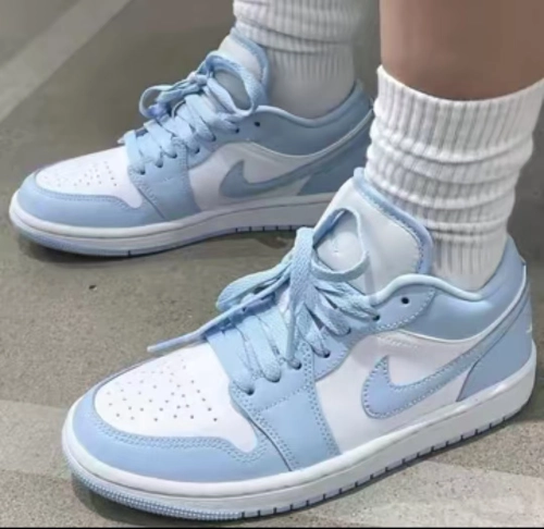 Air Jordan 1 Low White Ice Blue (Women's) DC0774-141  review 
