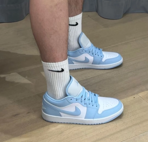 Air Jordan 1 Low White Ice Blue (Women's) DC0774-141  review 