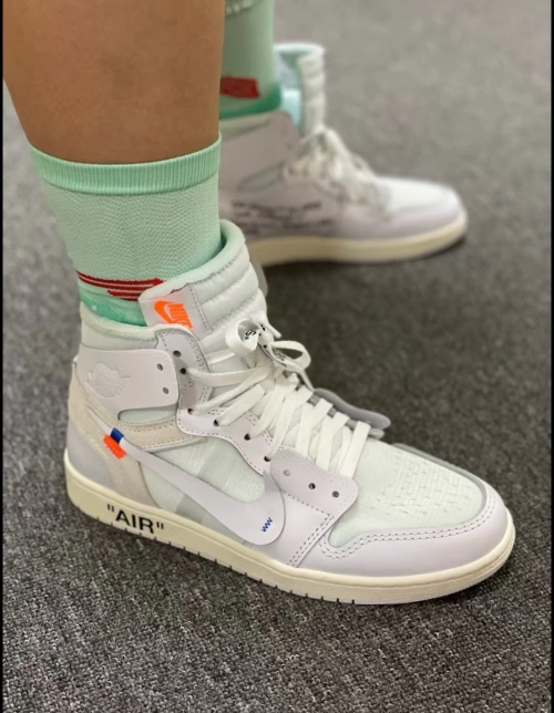 Air Jordan 1 Retro High Off-White White AQ0818-100 review 