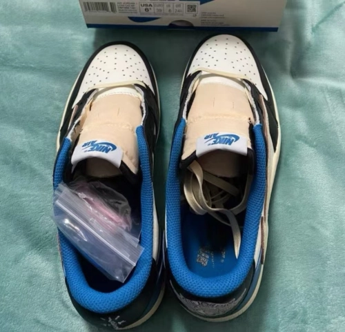 【$59 SALE】Travis Scott x Fragment Design x Air Jordan 1 Low  DM7866-140 review 