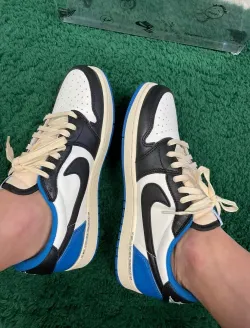 【$59 SALE】Travis Scott x Fragment Design x Air Jordan 1 Low  DM7866-140 review Henry Autumn