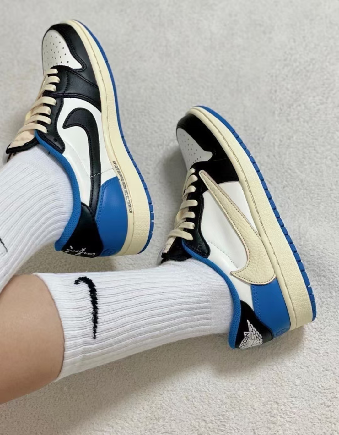 【$59 SALE】Travis Scott x Fragment Design x Air Jordan 1 Low  DM7866-140 review Alejandro Rebecca