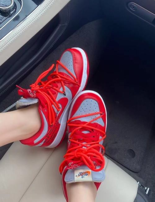 Nike Dunk Low Off-White University Red CT0856-600 review 