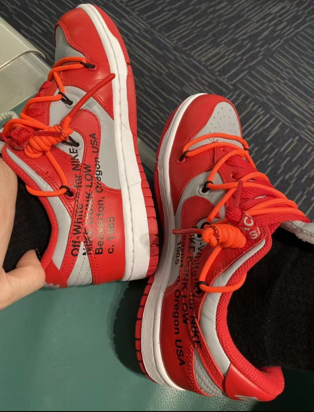 Nike Dunk Low Off-White University Red CT0856-600 review Barbara