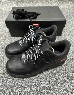 Nike Air Force 1 Low Supreme Black CU9225-001 review Raphael