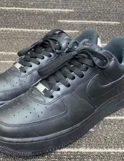 Nike Air Force 1 Low Supreme Black CU9225-001 review Aria