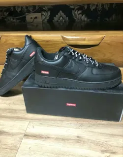 Nike Air Force 1 Low Supreme Black CU9225-001 review Robin