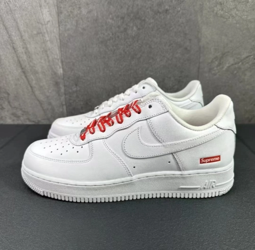 Supreme x Nike Air Force 1 Low White For Sale CU9225-100 review 