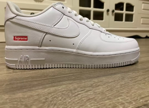 Supreme x Nike Air Force 1 Low White For Sale CU9225-100 review 