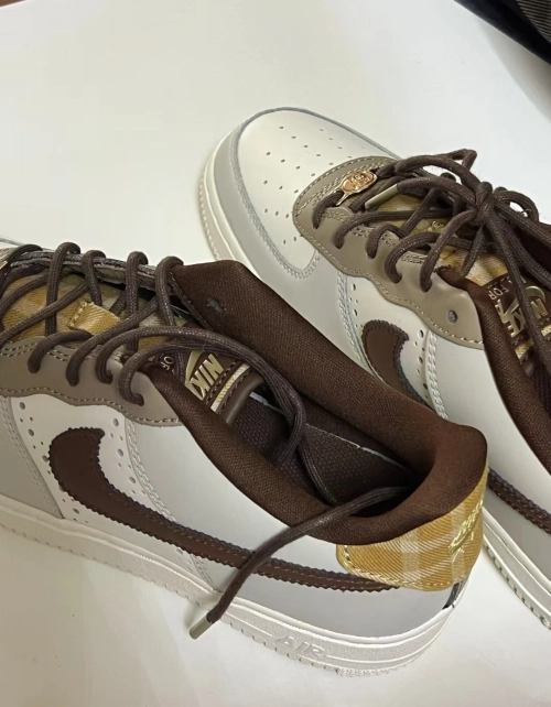 Nike Air Force 1 Low LV8 Brogue Sail (GS)  FV3702-121 review 