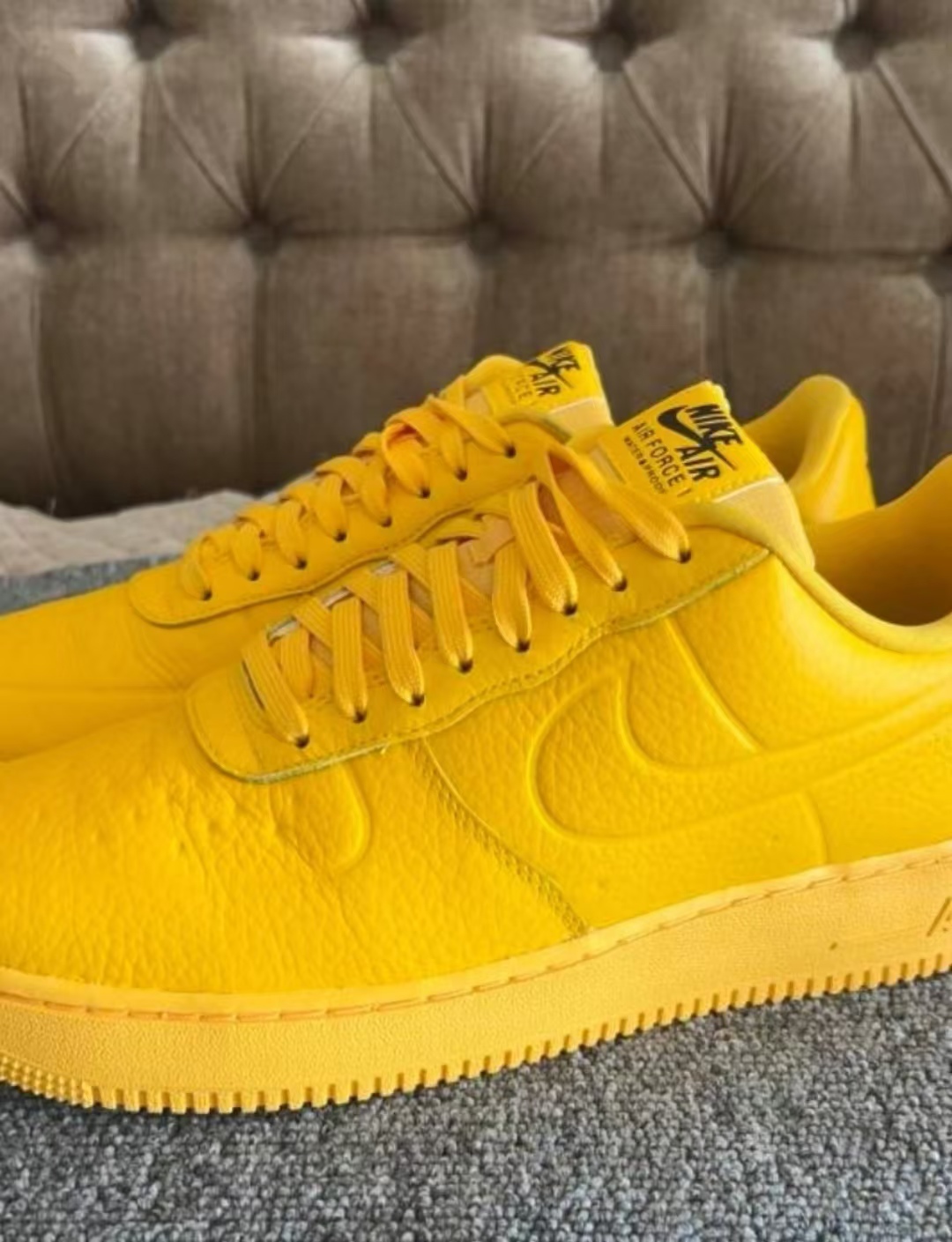 Nike Air Force 1 Low '07 Pro-Tech Waterproof University Gold FB8875-700 review Wyatt