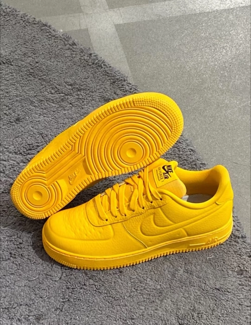 Nike Air Force 1 Low '07 Pro-Tech Waterproof University Gold FB8875-700 review 