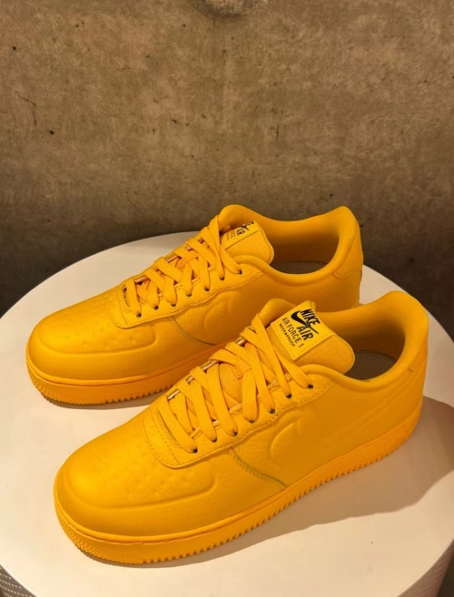 Nike Air Force 1 Low '07 Pro-Tech Waterproof University Gold FB8875-700 review 