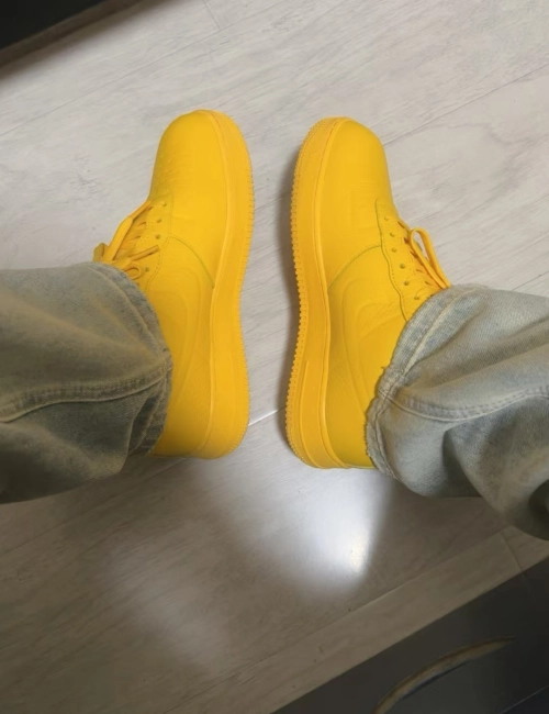 Nike Air Force 1 Low '07 Pro-Tech Waterproof University Gold FB8875-700 review 