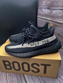 Adidas Yeezy Boost 350 V2 Core Black White (2016/2022) BY1604  review Genesis