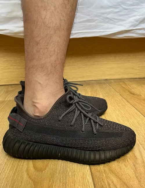 Adidas Yeezy Boost 350 V2 Black (Non-Reflective) FU9006 review 