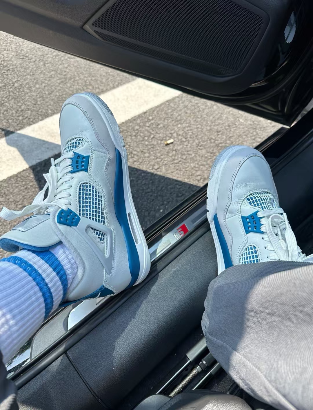 Air Jordan 4 Retro Military Blue (2024) FV5029-141 review Riley Ruby