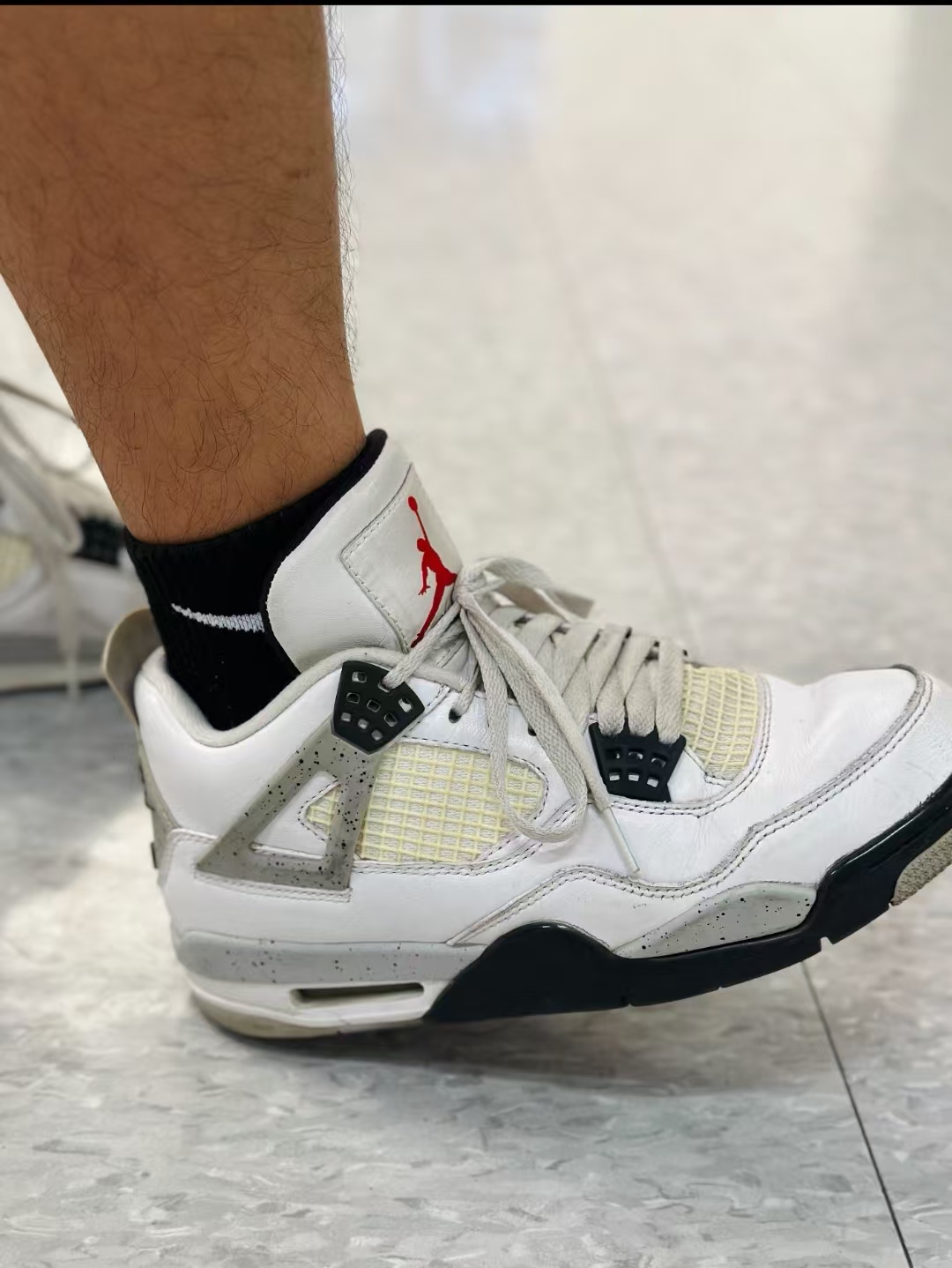 Air Jordan 4 Retro White Cement (2016) 840606-192 review Michael Kayla